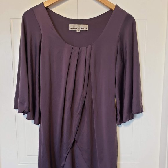 Costa Blanca Purple Dress, Size Medium - Picture 1 of 5